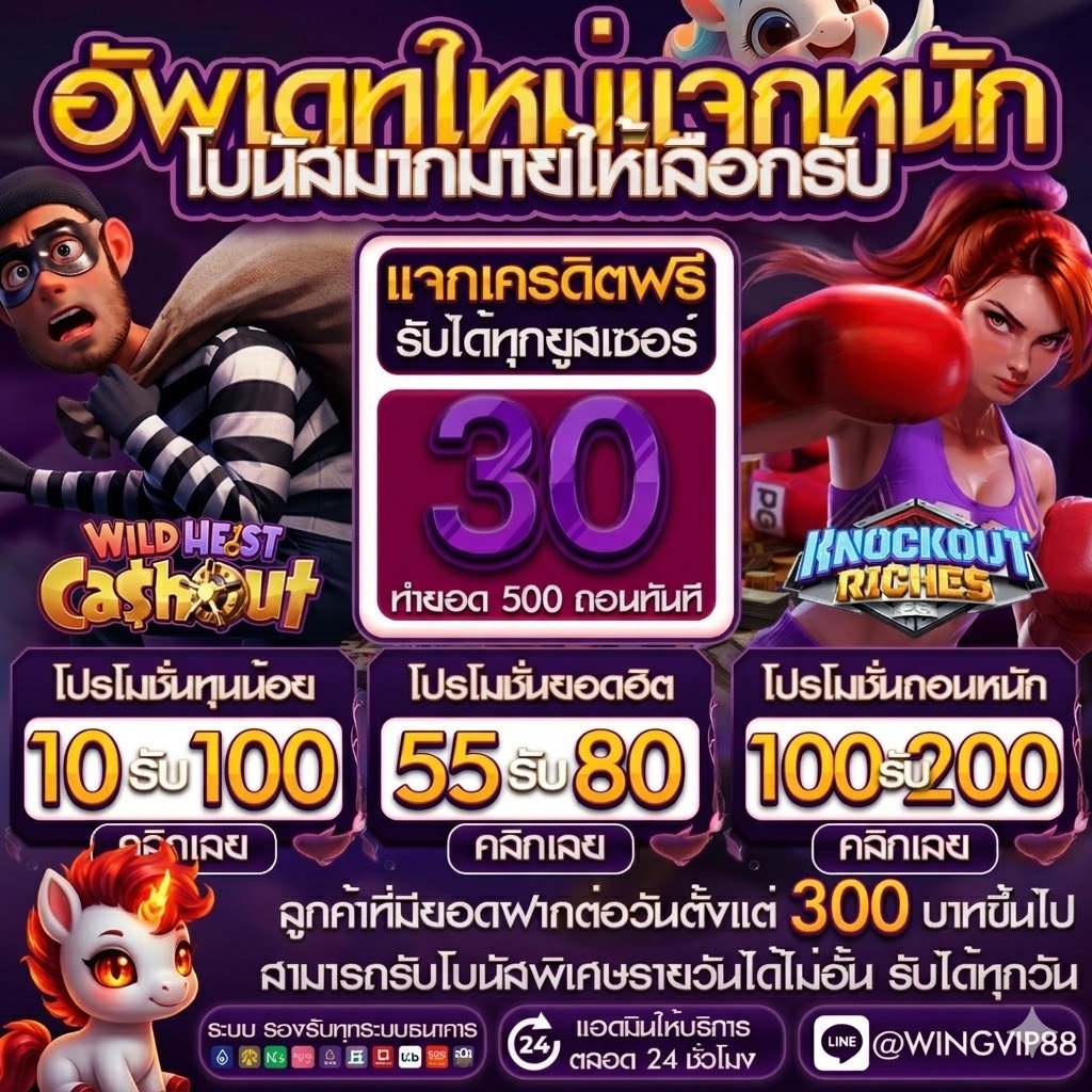 สล็อตวิง888 โบนัสคุ้มค่า100%