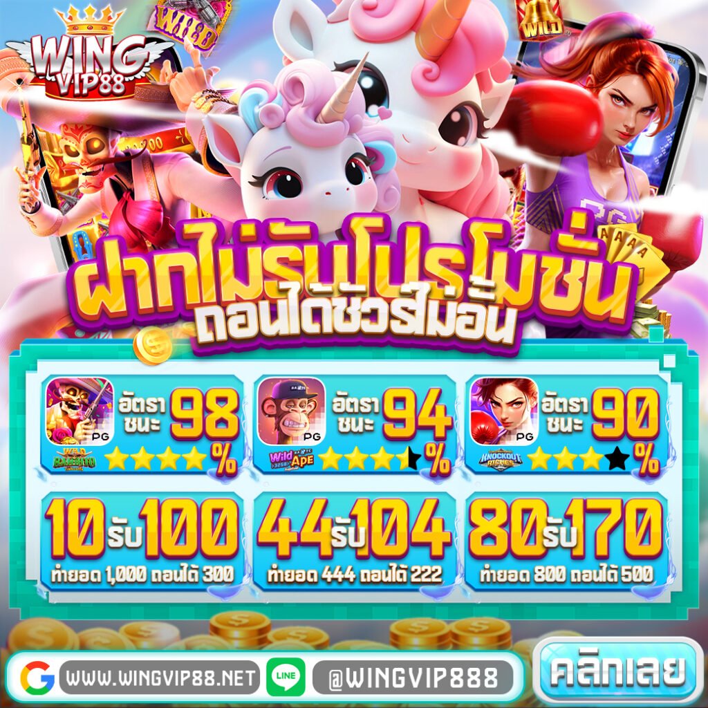 วิง888ทางเข้าสู่ความรวย ทุนน้อยก็ปังได้