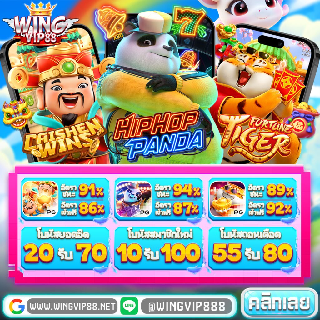 Wingvip888 รวมเกมแตกง่าย ถอนได้จริง